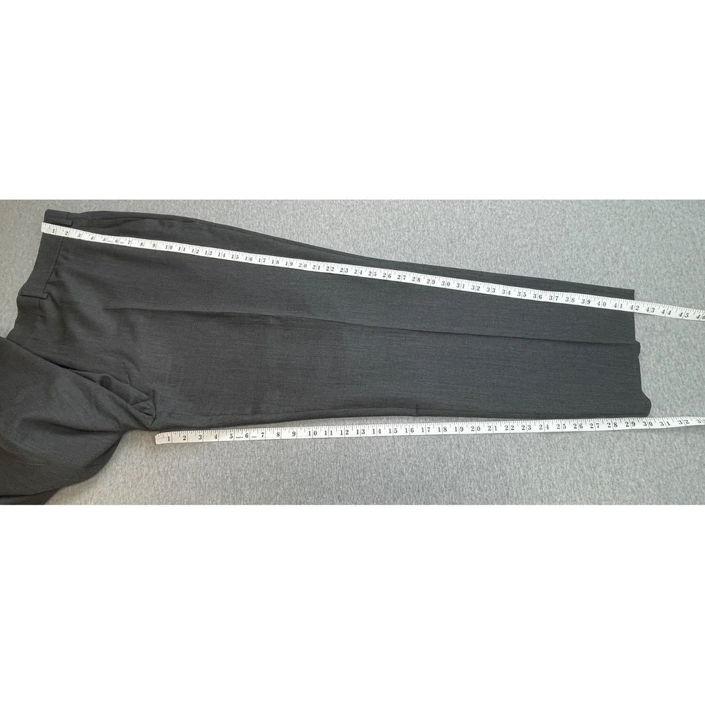 Jos A Bank Suit Men 50R Gray 100% Wool 2-Button Tailored Fit Pants 46x30 - 2 Pcs